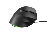 Natec Mysz wertykalna CRAKE 2 PRO 128000DPI optyczna czarna