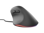 Natec Mysz wertykalna CRAKE 2 PRO 128000DPI optyczna czarna