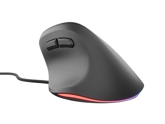 Natec Mysz wertykalna CRAKE 2 PRO 128000DPI optyczna czarna