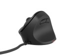 Natec Mysz wertykalna CRAKE 2 PRO 128000DPI optyczna czarna