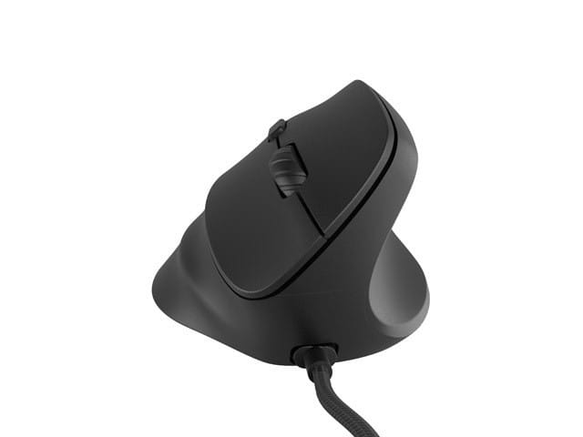 Natec Mysz wertykalna CRAKE 2 PRO 128000DPI optyczna czarna