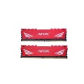 AFOX Pamięć do PC DDR4 32GB (2x16GB) 3200MHz CL16 XMP2 czerwona