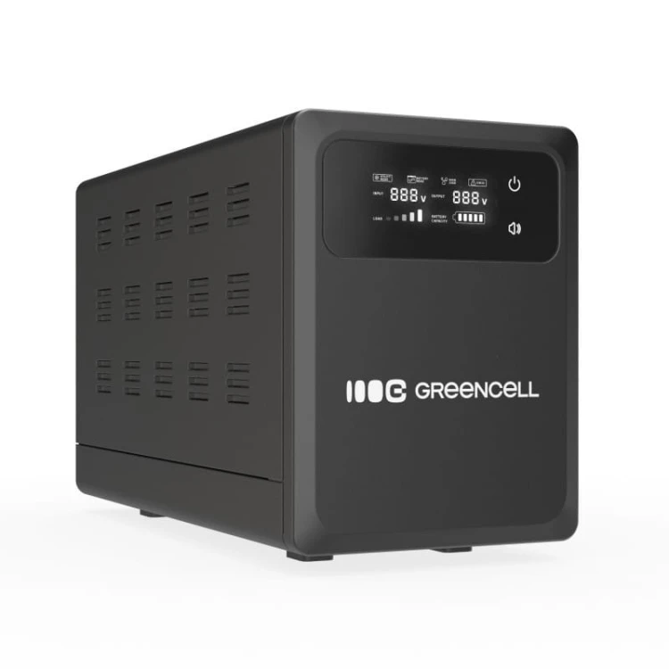Green Cell Zasilacz awaryjny UPS AVR PowerCore 800W/1200VA 12VDC