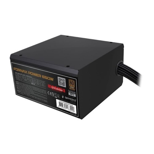 Gembird Zasilacz ATX 650W aktywne PFC 12 cm fan 80+Bronze color box
