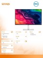 Dell Monitor S2725QS 27 cali LED 4K IPS/3840x2160/HDMI/DP/3Y