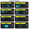 AXAGON EEM2-SD2 Obudowa zewnętrzna aluminiowa bezśrubowa USB-A/C 3.2 Gen2 M.2 NVMe/SATA wyświetlacz LED, szary