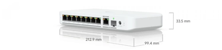 UBIQUITI Przełącznik UniFi Switch 8 PoE USW-Flex-2.5G-8-PoE