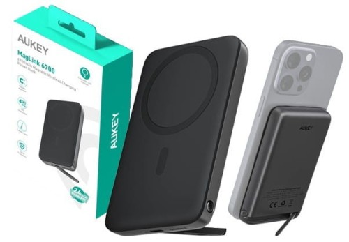 AUKEY PB-MS01 MagSafe PowerBank 6700mAh 20W LED USB-C