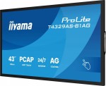 IIYAMA Monitor 43 cale T4329AS-B1AG VA,4K,HDMIx2,USB-C,RJ45,2x10W,WiFi,     Android 14, Signal FailOver, Whiteboard, iiSignage (CMS), iiControl (DMS),