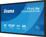 IIYAMA Monitor 43 cale T4329AS-B1AG VA,4K,HDMIx2,USB-C,RJ45,2x10W,WiFi,     Android 14, Signal FailOver, Whiteboard, iiSignage (CMS), iiControl (DMS),
