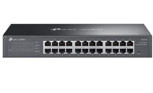 TP-LINK Przełącznik Omada ES224G 24-Port GB Easy Managed Switch                      PORT: 24× Gigabit RJ45 Ports