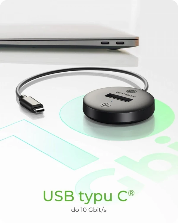 IcyBox Stacja dokująca dla NVMe+SATA SSD IB-1610MCD-C31