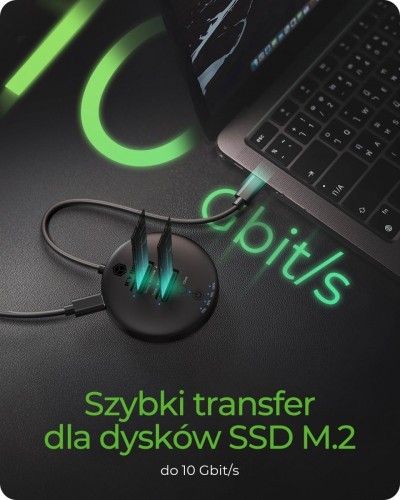 IcyBox Stacja klonująca+dockująca dla 2xNVMe M.2SSD IB-1612MCL-C31