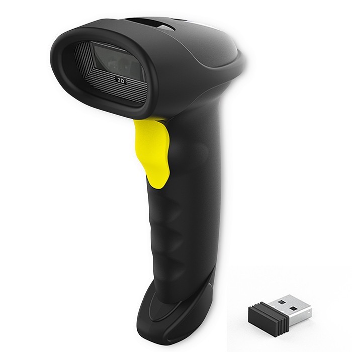 Qoltec Czytnik kodów kreskowych i QR | 1D 2D | USB | Bluetooth