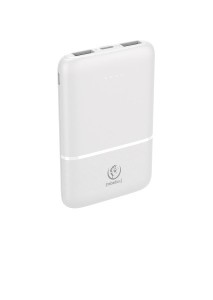 Rebeltec Powerbank P5 (5 000mAh 10W), moc wyjściowa 10W zapewnia szybkie i stabilne ładowanie kompatybilnych urządzeń, jednoczesne ładowanie 3 urządze