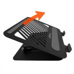 Media-Tech Regulowana, obracana, ergonomiczna podstawka pod laptopa 10-17 LAPTOP STAND ROTO MT2662