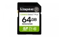 Kingston Karta pamięci SD 64GB Canvas Select Plus Gen3 100MB/s