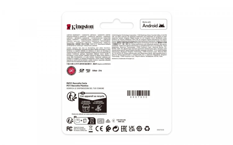 Kingston Karta pamięci SD 1TB Canvas Select Plus Gen3 150MB/s