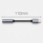 Qoltec Adapter USB-C | Jack 3.5mm | 10 cm