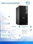 Dell Komputer Dell Pro Tower Plus QBT1250 W11Pro U5 235/16GB/512GB/Integrated/DVD RW +/-8x/Wireless Kb & Mouse/260W/3YPS