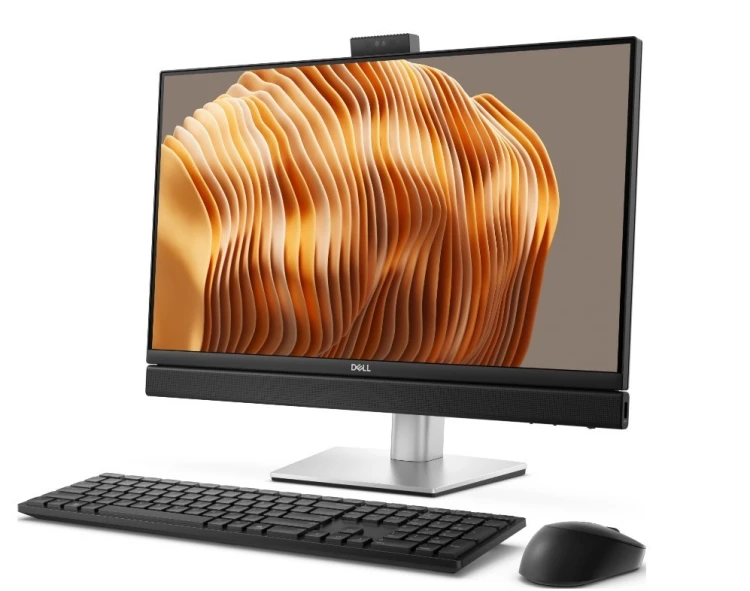 Dell Komputer Dell Pro 24 All-in-One Plus QB24250 W11Pro U5 245/16GB/512GB/23.81 FHD/Int/FHD Cam/Mic/WLAN+BT/WirelessKb&Mouse/160W/3YPS