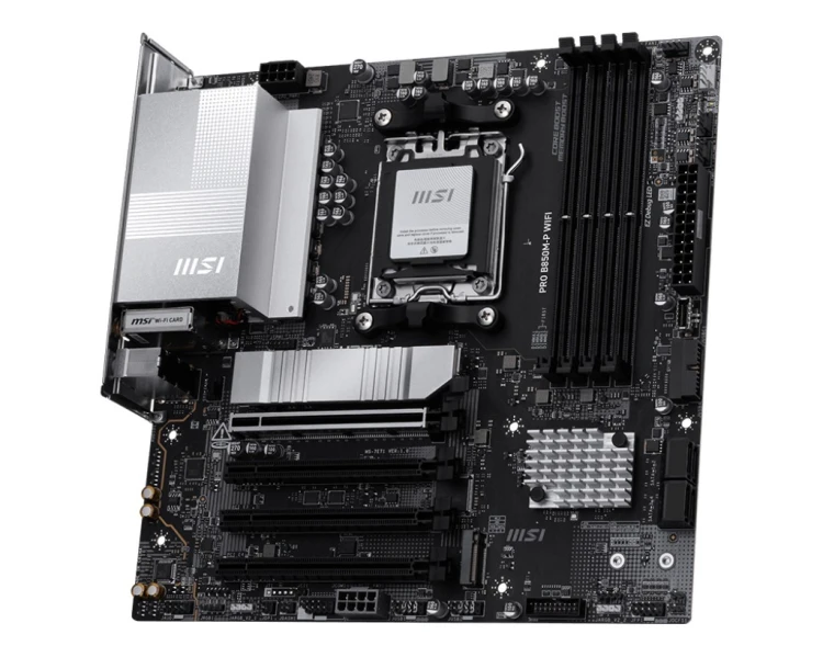 MSI Płyta główna PRO B850M-P WIFI AM5 4DDR5 ATX