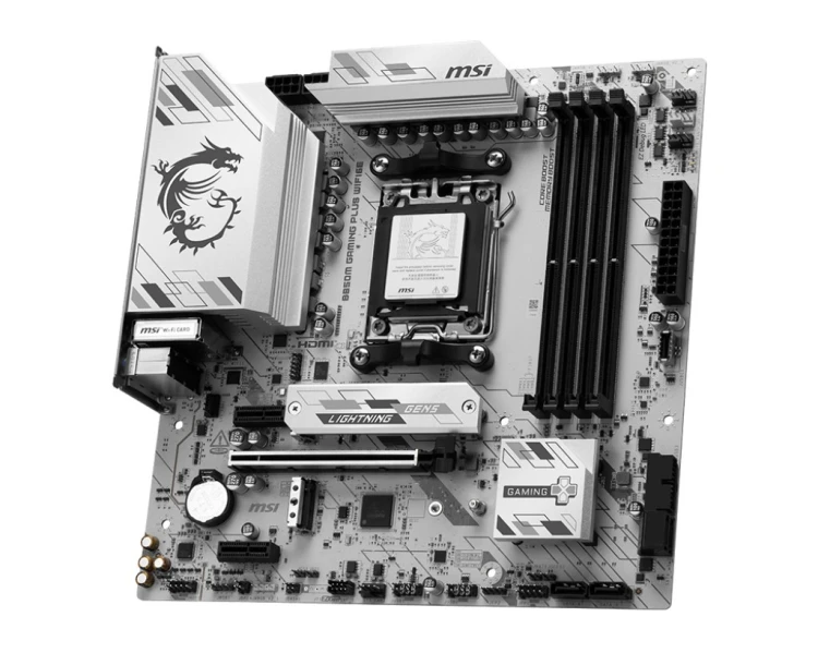 MSI Płyta główna B850M GAMING PLUS WIFI6E AM5 4DDR5 mATX