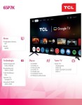 TCL Telewizor LED 65 cali 65P7K