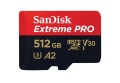 SanDisk Karta pamięci Extreme Pro microSDXC 512GB 200/140 MB/s A2 V30 U3