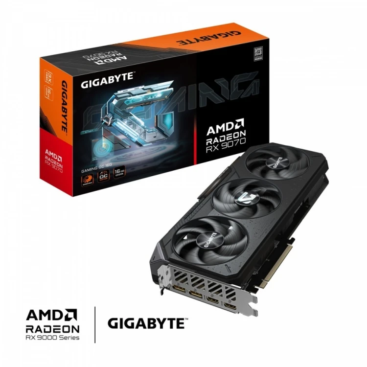 Gigabyte Karta graficzna Radeon RX 9070 GAMING OC 16GB GDDR6 256bit 2DP/2HDMI