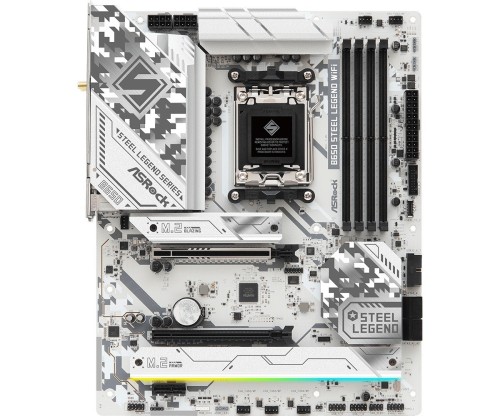 ASRock Płyta główna B650 STEEL LEGEND WIFI AM5 4DDR5 HDMI/DP M.2 ATX