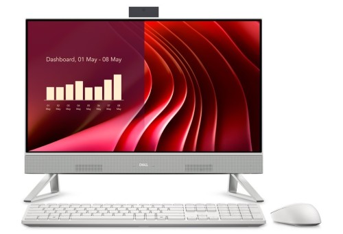 Dell Komputer Dell 24 All-in-One EC24250 Win11Pro  CORE 7-150U/16GB/1TB/23.8 FHD Touch/Intel Graphics/Cam/WLAN + BT/Backlit Kb/3Y ProSupport