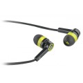 Defender Słuchawki douszne z mikrofonem PULSE 420 Czarno-żółte