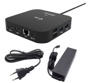 i-tec Stacja dokująca USB-C 2x HDMI Dock PD + Ładowarka 100W