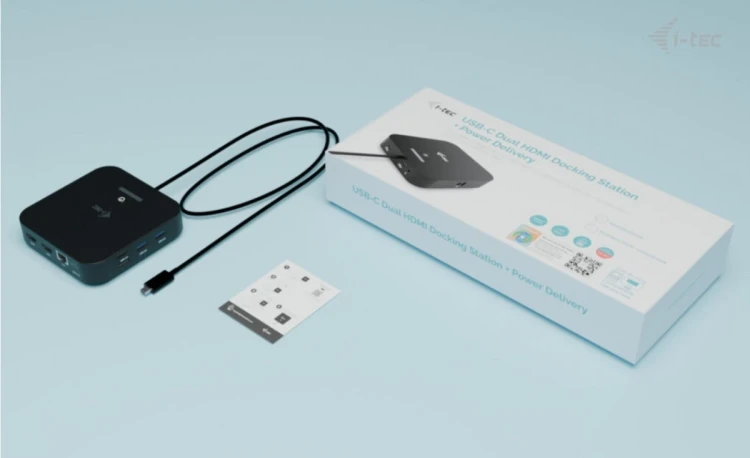 i-tec Stacja dokująca USB-C 2x HDMI Dock PD + Ładowarka 100W