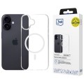 3MK Etui Armor MagCase do iPhone 16 Plus MagSafe przezroczysty