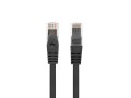 Lanberg Patchcord kat.6 UTP LSZH CU 0.5m czarny fluke passed