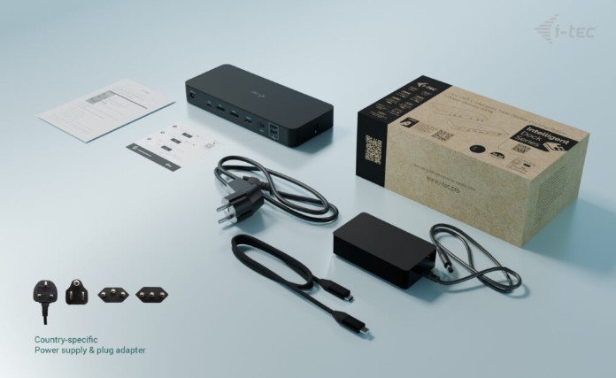 i-tec Stacja dokująca USB-C Intelligent Triple Display Docking Station Power Delivery 100W