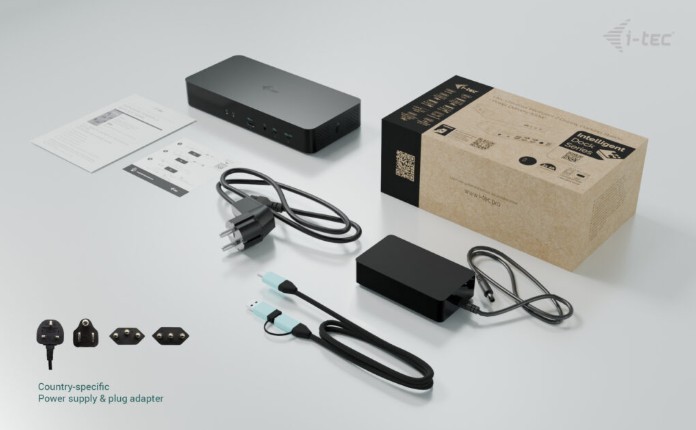 i-tec Stacja dokująca Universal Intelligent Dual Display Docking Station Power  Delivery 100W