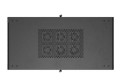 Lanberg Szafa instalacyjna rack stojąca 19" 22U 600x1200 czarna drzwi   perforowane (flat pack)