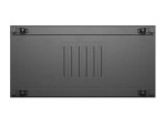 Lanberg Szafa instalacyjna rack stojąca 19" 22U 600x1200 czarna drzwi   przeszklone (flat pack)