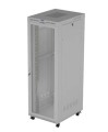 Lanberg Szafa instalacyjna rack stojąca 19 cali 47U 800x1000 szara drzwi perforowane LCD (flat pack) V2