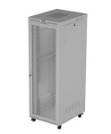Lanberg Szafa instalacyjna rack stojąca  19" 47U 800x1200 szara drzwi    perforowane LCD ( flat pack) V2