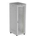 Lanberg Szafa instalacyjna rack stojąca 19 cali 47U 800x1000 szara drzwi perforowane LCD (flat pack) V2