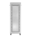 Lanberg Szafa instalacyjna rack stojąca 19 cali 47U 800x1000 szara drzwi perforowane LCD (flat pack) V2