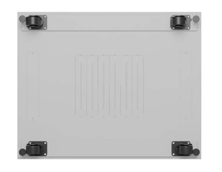 Lanberg Szafa instalacyjna rack stojąca  19" 47U 800x1200 szara drzwi    perforowane LCD ( flat pack) V2