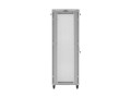 Lanberg Szafa instalacyjna rack stojąca 19 cali 47U 800x1000 szara drzwi perforowane LCD (flat pack) V2