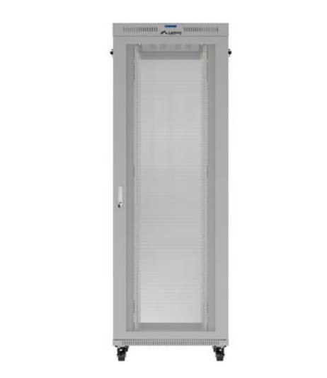 Lanberg Szafa instalacyjna rack stojąca  19" 47U 800x1200 szara drzwi    perforowane LCD ( flat pack) V2