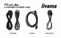 IIYAMA Monitor 65 cali LH6581UHSG-1AG 24/7,VA,ANDROID 14,4K, 2x10W, WiFi,    UCHWYT ŚCIENNY, 2xHDMI, USB-C, RJ45, IR, 2xUSB, WHITE