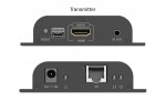 Digitus Przedłużacz (extender) po skrętce kat.6 HDMI 4K/60Hz przez IP 1G lub do 120m/200m, max. 253 odbiorniki, sterowanie IR - zestaw (odbiornik/nada